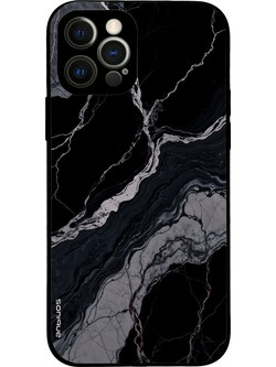 Sonique Marble Series Θήκη iPhone 12 Pro Black 02