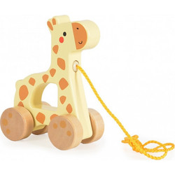 Ξύλινο Παιχνίδι Tooky Toy Συρόμενη Καμηλοπάρδαλη