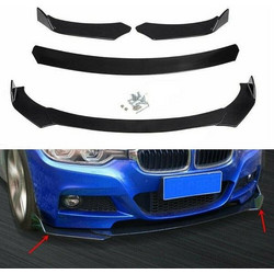 Μπροστινό Universal Lip Spoiler Σπόϊλερ Πλαστικό LS785 Μαύρο