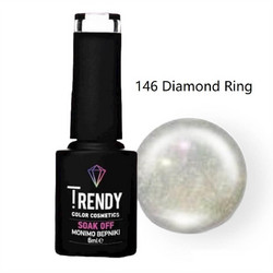 Trendy Soak Off 146 Diamond Ring Glitter Ημιμόνιμο Βερνίκι Νυχιών 6ml