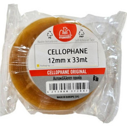 12 Σελοτέϊπ Cellophane Maestri 12x33 (Το προιόν πωλείται σε μεμονωμένα τεμάχια του ενός)