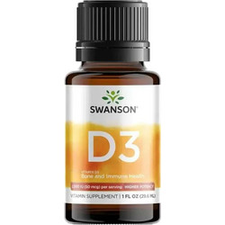 Swanson Vitamin D3 Drops 29ml