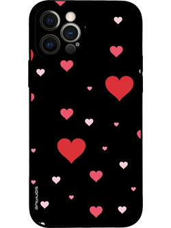 Sonique Heart Series Θήκη iPhone 12 Pro Black