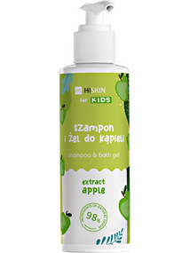 HISKIN Kids Apple & Bath Gel Παιδικό Φυτικό Σαμπουάν & Αφρόλουτρο 280ml