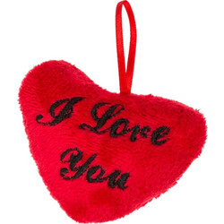 Λούτρινη καρδιά I love you - 9 x 7 εκ