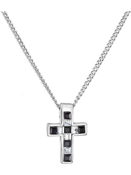 Σταυρός από ορείχαλκο 2cm με κρύσταλλα Swarovski (F1121)