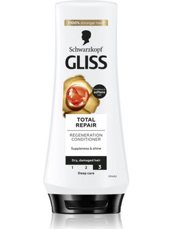 Schwarzkopf Gliss Total Repair Conditioner για Επανόρθωση για Ταλαιπωρημένα Μαλλιά 200ml