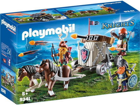 Playmobil Knights Άμαξα με Πόνυ & Νάνους με Βαλλίστρα για 5+ Ετών 9341
