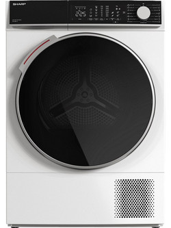 Sharp KD-NHL8S9GW3 Στεγνωτήριο Ρούχων 8kg A+++ με Αντλία Θερμότητας