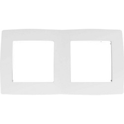 Πλαίσιο Διακόπτη 2 Θέσεων Prime 1000119101 White Aca