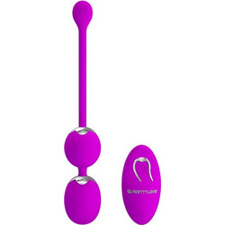 Baile Bolas Chinas Vibrator Δονητής Egg για Ζευγάρια με Τηλεχειριστήριο Ροζ