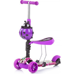 Chipolino Scooter Kiddy Evo Led Τροχοί Purple Graffiti