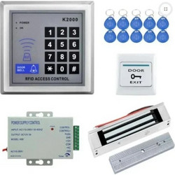 Κιτ Συστήματος Ελέγχου Πρόσβασης Κάρτας RFID Proximity Andowl Q-MJ006 Με Ηλεκτρική Μαγνητική Κλειδαριά 180kg