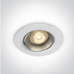 ΣΠΟΤ ΟΡΟΦΗΣ LED 6 3000K Φ.8.6cm Ν. 11106K-W