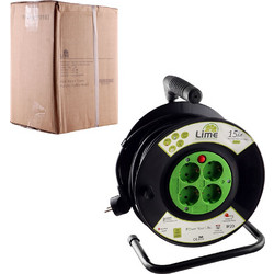 LIME ΜΠΑΛΑΝΤΕΖΑ 4 ΘΕΣΕΩΝ LS-RE15M 16A ΜΕ ΔΙΑΚΟΠΤΗ/ΠΑΙΔΙΚΗ ΠΡΟΣΤΑΣΙΑ/ΥΠΕΡΤΑΣΗΣ ΚΑΙ ΥΠΕΡΦΟΡΤΩΣΗΣ (3x1.5mm) 15.0m ΜΑΥΡΟ