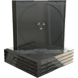 MediaRange CD Jewelcase for 1 disc 10.4mm machine packing grade Black tray