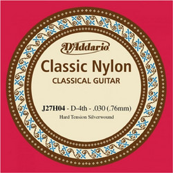 D'Addario J27H04 Classic Χορδή Κλασικής Κιθάρας D Nylon Hard Tension