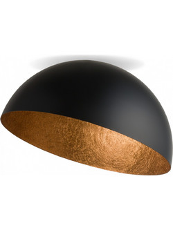 SFERA καμπάνα φωτιστικό οροφής μαύρο/χάλκινο O 70 cm Μαύρο Χάλκινο