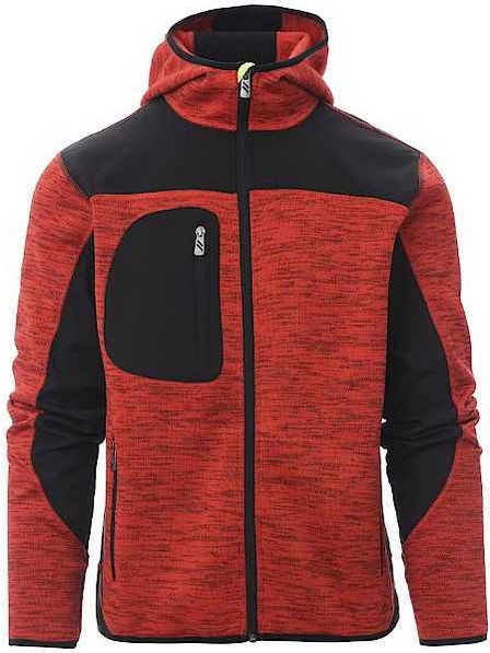 Τζάκετ Εργασίας Trip Κόκκινο Softshell Unisex & Κουκούλα PAYPER