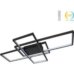 Φωτιστικό οροφής LED 120W 87,5Χ49,5Χ8,5 εκ. μαύρο με controller - GLOBOBOX 602156