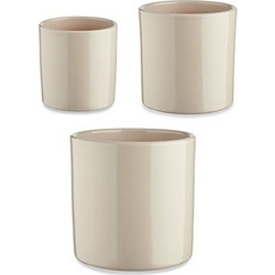 Σετ από Γλάστρες Κύλινδρος O 14 cm O 22 cm O 17 cm Casual 3 Τεμάχια (3 Τεμάχια)