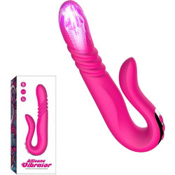 Kinksters Deluxe Twirling Vibrating Thruster Δονητής Rabbit Ροζ