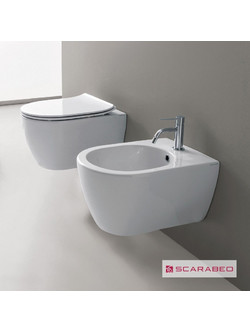 Μπιντέ Κρεμαστός Scarabeo Moon 5521-300 Λευκό 36x50,5cm 502-5521-300
