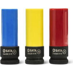 Καρυδάκια αέρος Sata1/2 για ζάντες σετ 3τεμ. 17mm, 19mm, 21mm