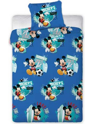 Σετ παπλωματοθήκη μονή 160x255 MICKEY 1022 Disney Limneos