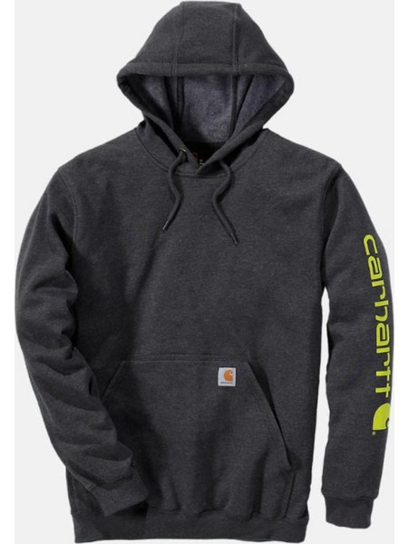 Φούτερ Ανδρική Με Κουκούλα Sleeve Logo Hooded Carbon Heather Ανθρακί CARHARTT K288-026
