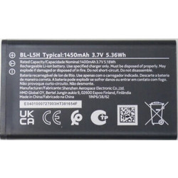 BL-L5H Nokia Battery (OEM) for 100 200 4G Series 2023 2024 1450mAh BL-L5H