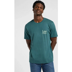 Lee - Ανδρικό T-shirt Subtle Logo Tee 112365457 Πετρόλ