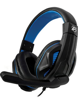 Fenner Cuffie Gaming Headset Over Ear Black Blue