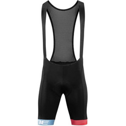 CUBE ΠΟΔΗΛΑΤΙΚΟ ΚΟΛΑΝ ΜΕ ΤΙΡΑΝΤΕΣ ΚΟΝΤΟ TEAMLINE BIBSHORTS - 12201 Μαύρο Μπλε Κόκκινο Άσπρο