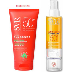 SVR Bundle Sun Secure Blur SPF50+ Αντηλιακή Κρέμα Προσώπου με Ματ Αποτέλεσμα 50ml & Sun Secure Eau Solaire SPF50+ Αντηλιακό Νερό Προσώπου & Σώματος 200ml