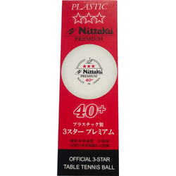 Nittaku Premium 40+ 3x ITTF 3τμχ