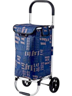 Υφασμάτινο καρότσι λαϊκής - ZZ602 - 981294 - Blue-981294_bl