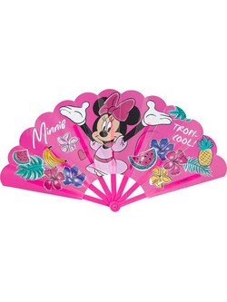 Βεντάλια Παιδική Φούξια Minnie 24cm