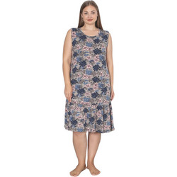 Γυναικείο νυχτικό αμάνικο homewear W5225 - ΠΟΛΥΧΡΩΜΟ