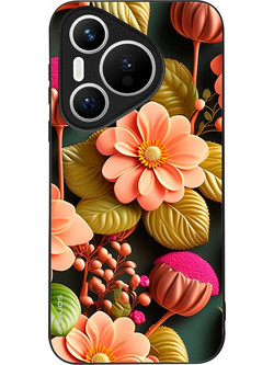 Sonique 3D Flower Series Back Cover Salmon (Huawei Pura 70)