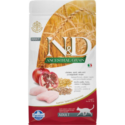 Farmina N&D Ancestral Grain Adult with Chicken, Spelt, Oats & Pomegranate 10kg