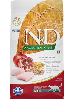 Farmina N&D Ancestral Grain Adult with Chicken, Spelt, Oats & Pomegranate 10kg