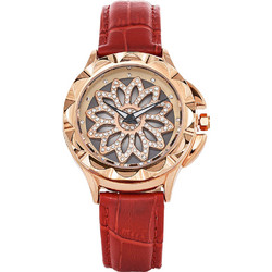 Ghetto Ladies Watch Colorfull Iced Red