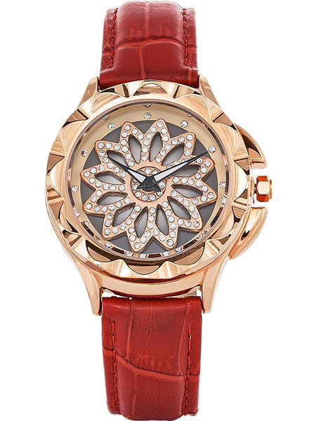 Ghetto Ladies Watch Colorfull Iced Red