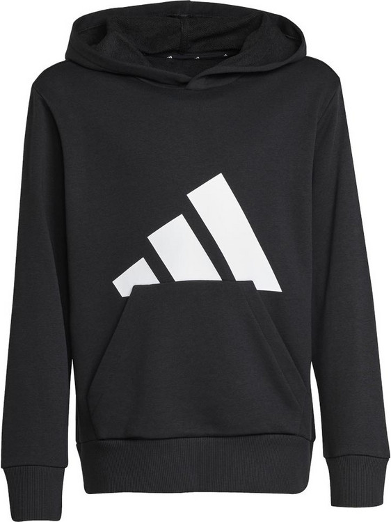 Adidas Παιδικό Φούτερ με Κουκούλα Μαύρο JC9667