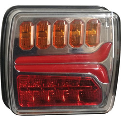 Δεξιά πίσω δυναμική λυχνία τρέιλερ LED Osculati