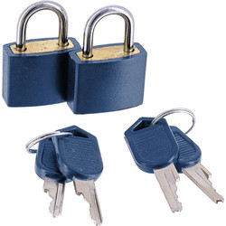 Λουκέτα (Σετ 2τμχ) T-D Key Blue 20301118