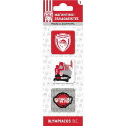 NAKAS GROUP MAGNETIC BOOKMARKS - OLYMPIACOS BASKETBALL 1 HB.MBM.00095 Ο-C