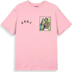 GRIMEY THE TROUBLE SLEEP REGULAR TEE GA756-LPNK Ροζ