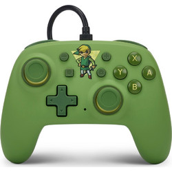 PowerA NSGP0203-01 Toon Link Wired Controller Switch Green